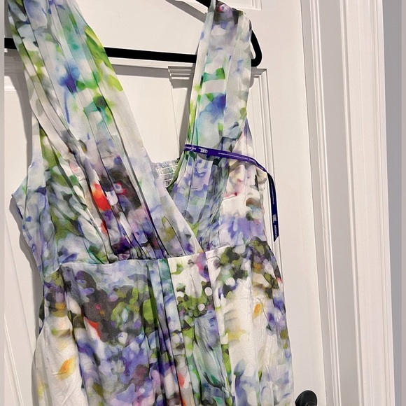 Seraphine Maternity Felicity Floral Silk Maxi Dress NWT Size 14 - Picture 6 of 9